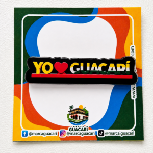 Pin en acrílico "Yo  Amo Guacarí"