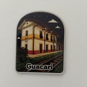 Imán "Estación Ferrocarril Km 226" en acrílico a color