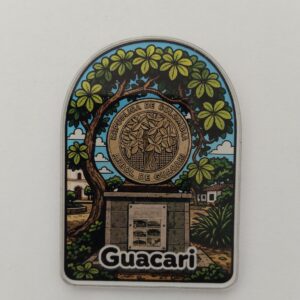 Iman "Monumento moneda de 500 pesos" en acrilico a color